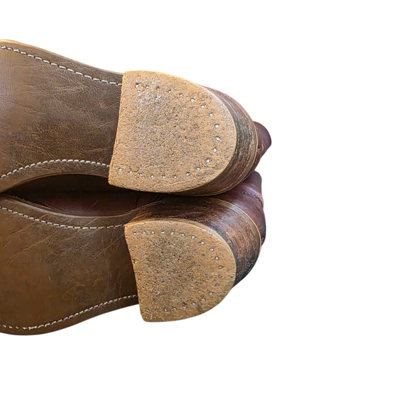 Brown Leather Cowboy Boots - Picture 10 of 13